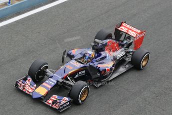 World © Octane Photographic Ltd. Scuderia Toro Rosso STR10 – Carlos Sainz Jnr. Tuesday 3rd February 2015, Formula 1 Winter testing, Jerez de la Frontera, Spain. Digital Ref: 1183CB1D3075