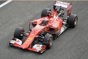 World © Octane Photographic Ltd. Scuderia Ferrari SF-15T – Kimi Raikkonen. Tuesday 3rd February 2015, Formula 1 Winter testing, Jerez de la Frontera, Spain. Digital Ref: 1183CB1D3100