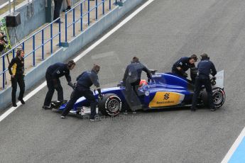 World © Octane Photographic Ltd. Sauber F1 Team C34-Ferrari – Felipe Nasr. Tuesday 3rd February 2015, Formula 1 Winter testing, Jerez de la Frontera, Spain. Digital Ref : 1183CB1D3130