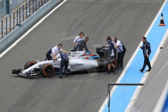 World © Octane Photographic Ltd. Williams Martini Racing FW37 – Felipe Massa. Tuesday 3rd February 2015, Formula 1 Winter testing, Jerez de la Frontera, Spain. Digital Ref: 1183CB1D3135