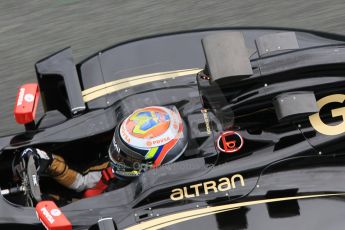 World © Octane Photographic Ltd. Lotus F1 Team E23 Hybrid – Pastor Maldonado. Tuesday 3rd February 2015, Formula 1 Winter testing, Jerez de la Frontera, Spain. Digital Ref: 1183CB1D3181