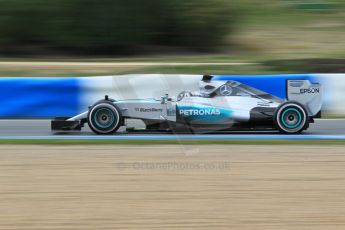 World © Octane Photographic Ltd. Mercedes AMG Petronas F1 W06 Hybrid – Nico Rosberg. Tuesday 3rd February 2015, Formula 1 Winter testing, Jerez de la Frontera, Spain. Digital Ref : 1183CB1D3203