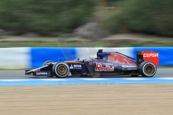 World © Octane Photographic Ltd. Scuderia Toro Rosso STR10 – Carlos Sainz Jnr. Tuesday 3rd February 2015, Formula 1 Winter testing, Jerez de la Frontera, Spain. Digital Ref: 1183CB1D3213