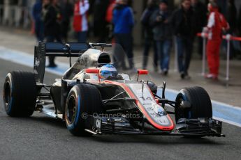 World © Octane Photographic Ltd. McLaren Honda MP4/30 – Fernando Alonso. Tuesday 3rd February 2015, Formula 1 Winter testing, Jerez de la Frontera, Spain. Digital Ref: 1183LB1D2476