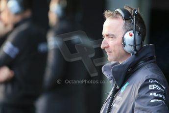 World © Octane Photographic Ltd. Mercedes AMG Petronas F1 W06 Hybrid – Paddy Lowe. Tuesday 3rd February 2015, Formula 1 Winter testing, Jerez de la Frontera, Spain. Digital Ref : 1183LB1D2501