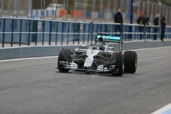 World © Octane Photographic Ltd. Mercedes AMG Petronas F1 W06 Hybrid – Nico Rosberg. Tuesday 3rd February 2015, Formula 1 Winter testing, Jerez de la Frontera, Spain. Digital Ref : 1183LB1D2678