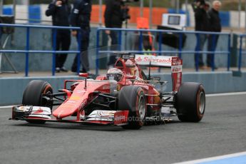 World © Octane Photographic Ltd. Scuderia Ferrari SF-15T – Kimi Raikkonen. Tuesday 3rd February 2015, Formula 1 Winter testing, Jerez de la Frontera, Spain. Digital Ref: 1183LB1D2716