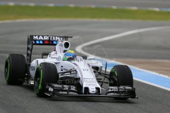 World © Octane Photographic Ltd. Williams Martini Racing FW37 – Felipe Massa. Tuesday 3rd February 2015, Formula 1 Winter testing, Jerez de la Frontera, Spain. Digital Ref: 1183LB1D2812