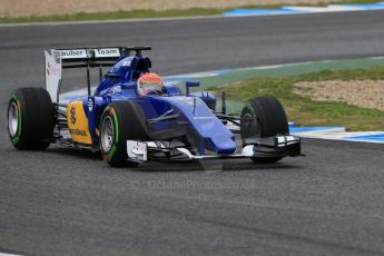 World © Octane Photographic Ltd. Sauber F1 Team C34-Ferrari – Felipe Nasr. Tuesday 3rd February 2015, Formula 1 Winter testing, Jerez de la Frontera, Spain. Digital Ref : 1183LB1D2884