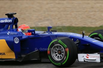 World © Octane Photographic Ltd. Sauber F1 Team C34-Ferrari – Felipe Nasr. Tuesday 3rd February 2015, Formula 1 Winter testing, Jerez de la Frontera, Spain. Digital Ref : 1183LB1D2893