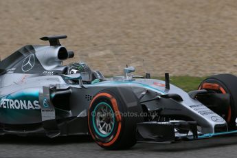 World © Octane Photographic Ltd. Mercedes AMG Petronas F1 W06 Hybrid – Nico Rosberg. Tuesday 3rd February 2015, Formula 1 Winter testing, Jerez de la Frontera, Spain. Digital Ref :