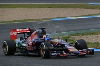 World © Octane Photographic Ltd. Scuderia Toro Rosso STR10 – Carlos Sainz Jnr. Tuesday 3rd February 2015, Formula 1 Winter testing, Jerez de la Frontera, Spain. Digital Ref: 1183LB1D2942