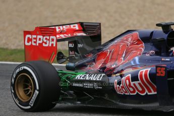 World © Octane Photographic Ltd. Scuderia Toro Rosso STR10 – Carlos Sainz Jnr. Tuesday 3rd February 2015, Formula 1 Winter testing, Jerez de la Frontera, Spain. Digital Ref: 1183LB1D2956