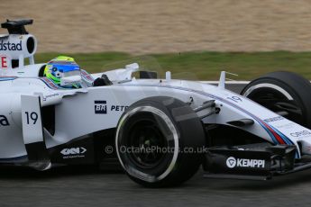World © Octane Photographic Ltd. Williams Martini Racing FW37 – Felipe Massa. Tuesday 3rd February 2015, Formula 1 Winter testing, Jerez de la Frontera, Spain. Digital Ref: 1183LB1D2983
