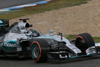 World © Octane Photographic Ltd. Mercedes AMG Petronas F1 W06 Hybrid – Nico Rosberg. Tuesday 3rd February 2015, Formula 1 Winter testing, Jerez de la Frontera, Spain. Digital Ref : 1183LB1D2990