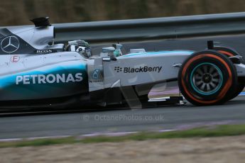 World © Octane Photographic Ltd. Mercedes AMG Petronas F1 W06 Hybrid – Nico Rosberg. Tuesday 3rd February 2015, Formula 1 Winter testing, Jerez de la Frontera, Spain. Digital Ref : 1183LB1D3035
