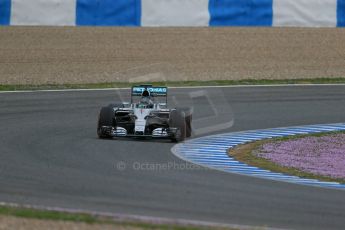World © Octane Photographic Ltd. Mercedes AMG Petronas F1 W06 Hybrid – Nico Rosberg. Tuesday 3rd February 2015, Formula 1 Winter testing, Jerez de la Frontera, Spain. Digital Ref : 1183LB1D3133