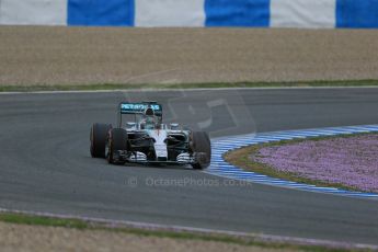 World © Octane Photographic Ltd. Mercedes AMG Petronas F1 W06 Hybrid – Nico Rosberg. Tuesday 3rd February 2015, Formula 1 Winter testing, Jerez de la Frontera, Spain. Digital Ref : 1183LB1D3148