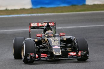 World © Octane Photographic Ltd. Lotus F1 Team E23 Hybrid – Pastor Maldonado. Tuesday 3rd February 2015, Formula 1 Winter testing, Jerez de la Frontera, Spain. Digital Ref: 1183LB1D3244