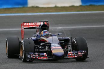 World © Octane Photographic Ltd. Scuderia Toro Rosso STR10 – Carlos Sainz Jnr. Tuesday 3rd February 2015, Formula 1 Winter testing, Jerez de la Frontera, Spain. Digital Ref: 1183LB1D3264