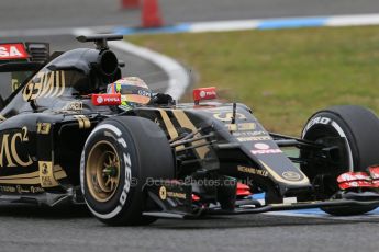 World © Octane Photographic Ltd. Lotus F1 Team E23 Hybrid – Pastor Maldonado. Tuesday 3rd February 2015, Formula 1 Winter testing, Jerez de la Frontera, Spain. Digital Ref: 1183LB1D3296
