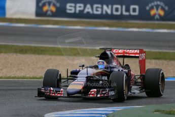 World © Octane Photographic Ltd. Scuderia Toro Rosso STR10 – Carlos Sainz Jnr. Tuesday 3rd February 2015, Formula 1 Winter testing, Jerez de la Frontera, Spain. Digital Ref: 1183LB1D3302
