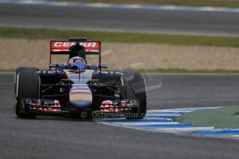 World © Octane Photographic Ltd. Scuderia Toro Rosso STR10 – Carlos Sainz Jnr. Tuesday 3rd February 2015, Formula 1 Winter testing, Jerez de la Frontera, Spain. Digital Ref: 1183LB1D3307
