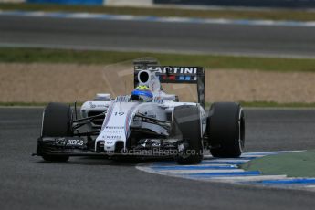 World © Octane Photographic Ltd. Williams Martini Racing FW37 – Felipe Massa. Tuesday 3rd February 2015, Formula 1 Winter testing, Jerez de la Frontera, Spain. Digital Ref: 1183LB1D3332