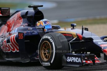 World © Octane Photographic Ltd. Scuderia Toro Rosso STR10 – Carlos Sainz Jnr. Tuesday 3rd February 2015, Formula 1 Winter testing, Jerez de la Frontera, Spain. Digital Ref: 1183LB1D3348