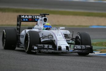 World © Octane Photographic Ltd. Williams Martini Racing FW37 – Felipe Massa. Tuesday 3rd February 2015, Formula 1 Winter testing, Jerez de la Frontera, Spain. Digital Ref: 1183LB1D3364
