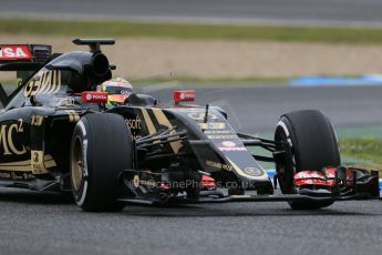 World © Octane Photographic Ltd. Lotus F1 Team E23 Hybrid – Pastor Maldonado. Tuesday 3rd February 2015, Formula 1 Winter testing, Jerez de la Frontera, Spain. Digital Ref: 1183LB1D3375