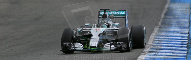 World © Octane Photographic Ltd. Mercedes AMG Petronas F1 W06 Hybrid – Nico Rosberg. Tuesday 3rd February 2015, Formula 1 Winter testing, Jerez de la Frontera, Spain. Digital Ref : 1183LB1D3390