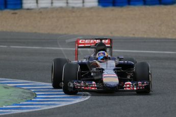 World © Octane Photographic Ltd. Scuderia Toro Rosso STR10 – Carlos Sainz Jnr. Tuesday 3rd February 2015, Formula 1 Winter testing, Jerez de la Frontera, Spain. Digital Ref: 1183LB1D3652