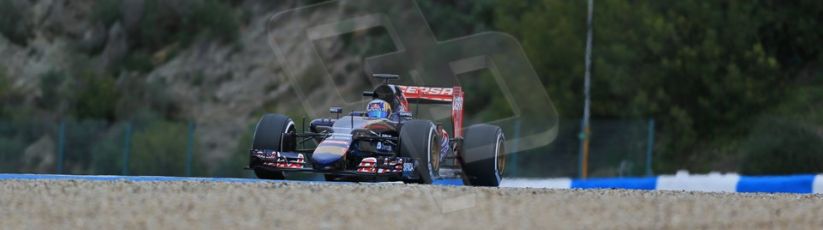 World © Octane Photographic Ltd. Scuderia Toro Rosso STR10 – Carlos Sainz Jnr. Tuesday 3rd February 2015, Formula 1 Winter testing, Jerez de la Frontera, Spain. Digital Ref: 1183LB1D3739