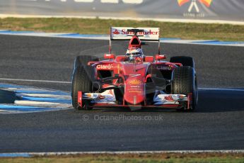 World © Octane Photographic Ltd. Scuderia Ferrari SF15-T – Kimi Raikkonen. Wednesday 4th February 2015, Formula 1 Winter testing, Jerez de la Frontera, Spain. Digital Ref: 1184CB1D3301