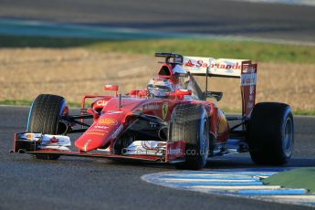 World © Octane Photographic Ltd. Scuderia Ferrari SF15-T – Kimi Raikkonen. Wednesday 4th February 2015, Formula 1 Winter testing, Jerez de la Frontera, Spain. Digital Ref: 1184CB1D3306