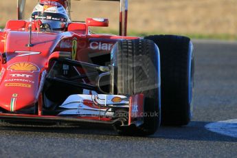 World © Octane Photographic Ltd. Scuderia Ferrari SF15-T – Kimi Raikkonen. Wednesday 4th February 2015, Formula 1 Winter testing, Jerez de la Frontera, Spain. Digital Ref: 1184CB1D3310