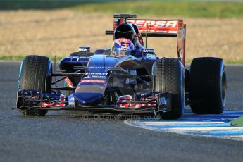 World © Octane Photographic Ltd. Scuderia Toro Rosso STR10 – Max Verstappen. Wednesday 4th February 2015, Formula 1 Winter testing, Jerez de la Frontera, Spain. Digital Ref: 1184CB1D3336