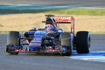 World © Octane Photographic Ltd. Scuderia Toro Rosso STR10 – Max Verstappen. Wednesday 4th February 2015, Formula 1 Winter testing, Jerez de la Frontera, Spain. Digital Ref: 1184CB1D3379