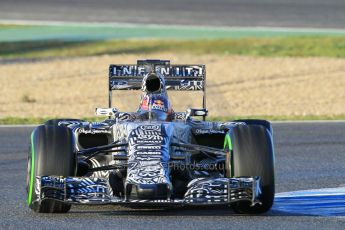 World © Octane Photographic Ltd. Infiniti Red Bull Racing RB11 – Daniil Kvyat. Wednesday 4th February 2015, Formula 1 Winter testing, Jerez de la Frontera, Spain. Digital Ref : 1184CB1D3427