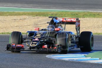 World © Octane Photographic Ltd. Lotus F1 Team E23 Hybrid – Romain Grosjean. Wednesday 4th February 2015, Formula 1 Winter testing, Jerez de la Frontera, Spain. Digital Ref: 1184CB1D3479