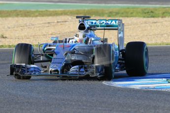 World © Octane Photographic Ltd. Mercedes AMG Petronas F1 W06 Hybrid – Lewis Hamilton. Wednesday 4th February 2015, Formula 1 Winter testing, Jerez de la Frontera, Spain. Digital Ref : 1184CB1D3508