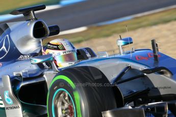 World © Octane Photographic Ltd. Mercedes AMG Petronas F1 W06 Hybrid – Lewis Hamilton. Wednesday 4th February 2015, Formula 1 Winter testing, Jerez de la Frontera, Spain. Digital Ref : 1184CB1D3512