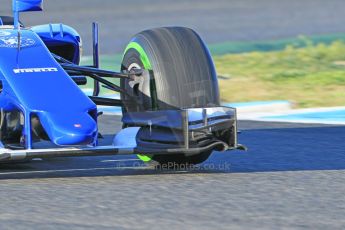 World © Octane Photographic Ltd. Sauber F1 Team C34-Ferrari – Marcus Ericsson. Wednesday 4th February 2015, Formula 1 Winter testing, Jerez de la Frontera, Spain. Digital Ref : 1184CB1D3538