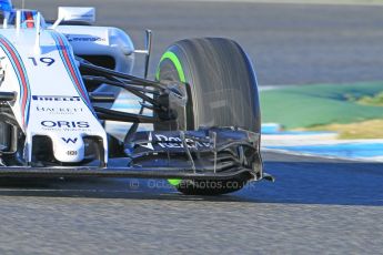 World © Octane Photographic Ltd. Williams Martini Racing FW37 – Felipe Massa. Wednesday 4th February 2015, Formula 1 Winter testing, Jerez de la Frontera, Spain. Digital Ref: 1184CB1D3546