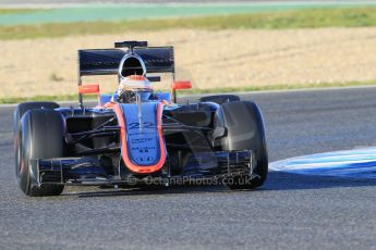 World © Octane Photographic Ltd. McLaren Honda MP4/30 - Jenson Button. Wednesday 4th February 2015, Formula 1 Winter testing, Jerez de la Frontera, Spain. Digital Ref: 1184CB1D3578