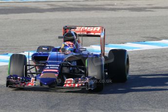 World © Octane Photographic Ltd. Scuderia Toro Rosso STR10 – Max Verstappen. Wednesday 4th February 2015, Formula 1 Winter testing, Jerez de la Frontera, Spain. Digital Ref: 1184CB1D3661