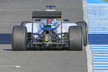 World © Octane Photographic Ltd. Williams Martini Racing FW37 – Felipe Massa. Wednesday 4th February 2015, Formula 1 Winter testing, Jerez de la Frontera, Spain. Digital Ref: 1184CB1D3718