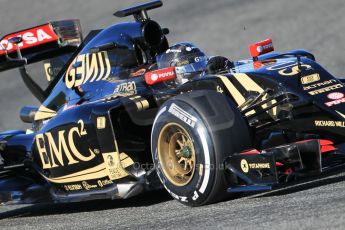 World © Octane Photographic Ltd. Lotus F1 Team E23 Hybrid – Romain Grosjean. Wednesday 4th February 2015, Formula 1 Winter testing, Jerez de la Frontera, Spain. Digital Ref: 1184CB1D3814