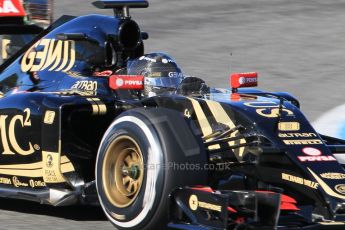 World © Octane Photographic Ltd. Lotus F1 Team E23 Hybrid – Romain Grosjean. Wednesday 4th February 2015, Formula 1 Winter testing, Jerez de la Frontera, Spain. Digital Ref: 1184CB1D3833
